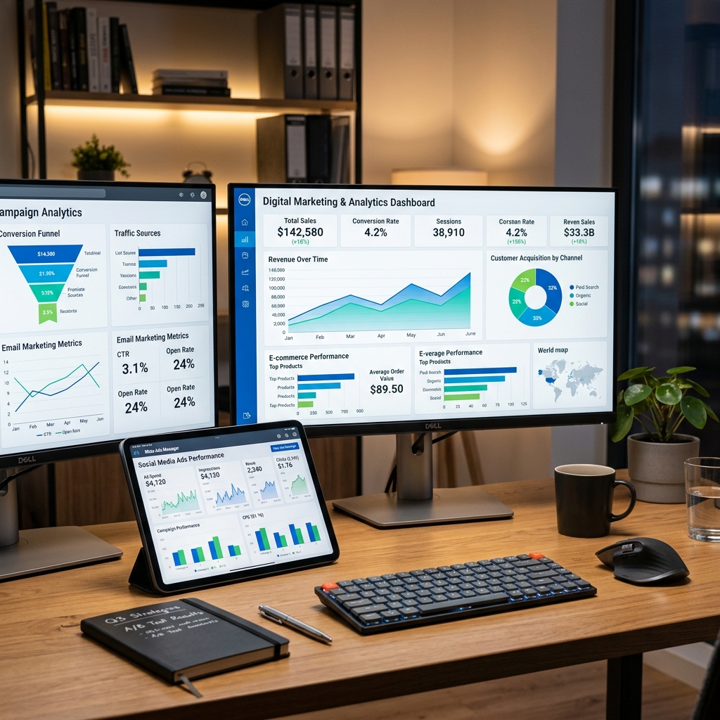 Modern Digital Marketing Strategy: Navigating SEO, Paid Social, and Analytics